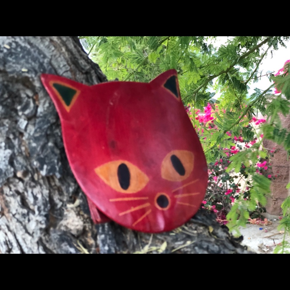 Cute cat wallet. Vintage.